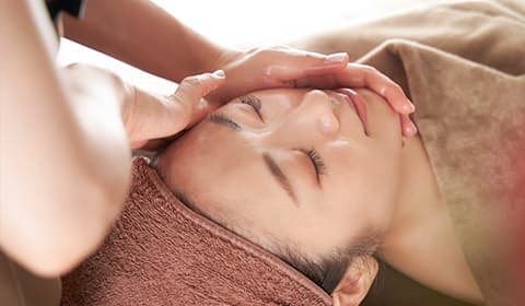 フェイシャルケアも充実